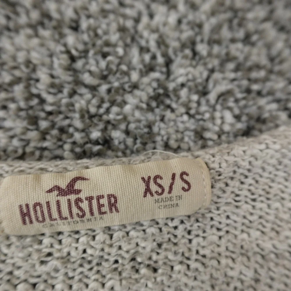 Hollister Sweater Womens S Beige Heather‎ Knit Pullover Sweatshirt Casual Preppy